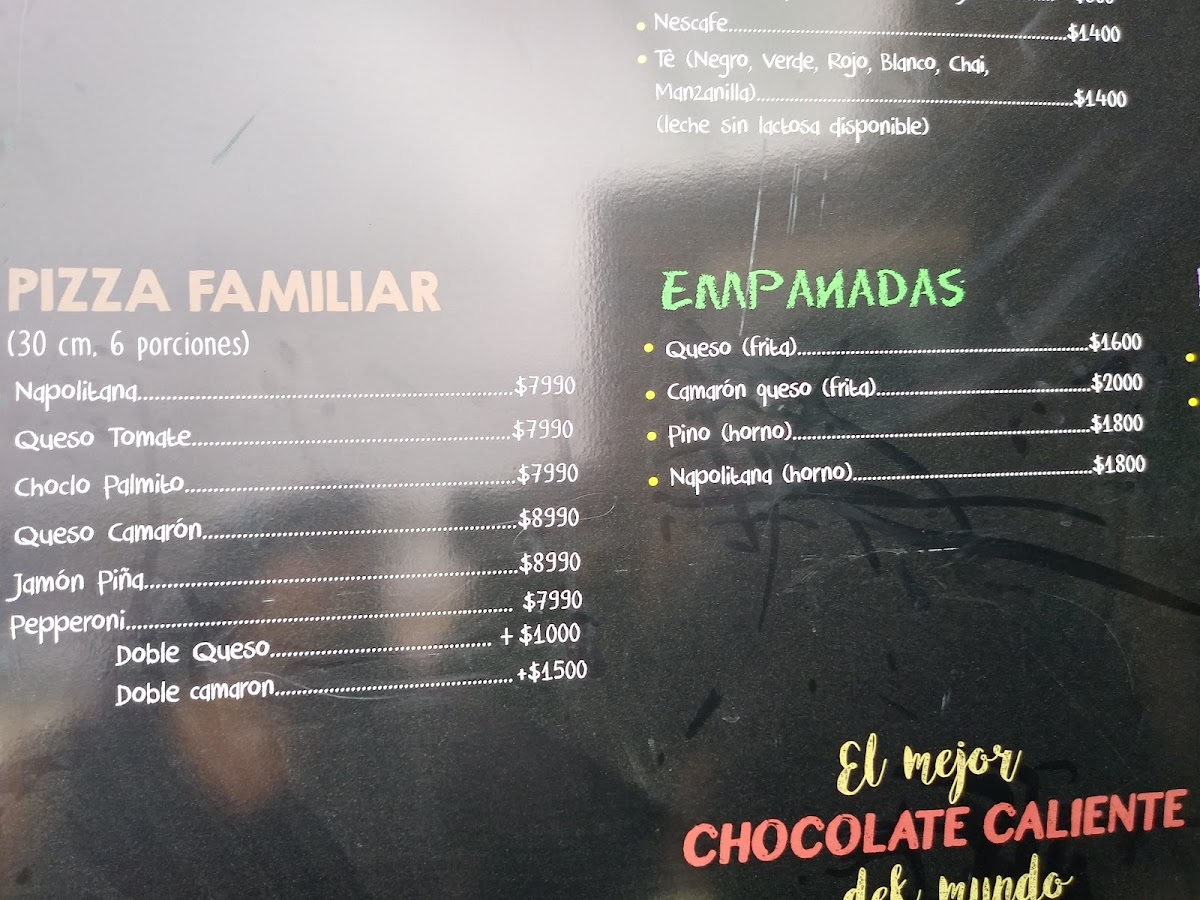 Menu Terrazas De Punta Tralca-1